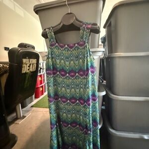 Catherines Multicolor Sleeveless Dress